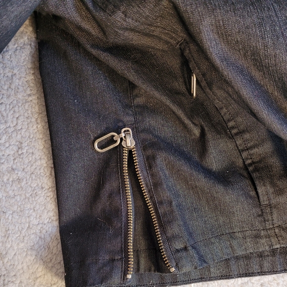 Harley Davidson  Women's Jacket Dark Gray with zippers Medium - Picture 6 of 15